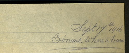 Somme.Where In France Diary