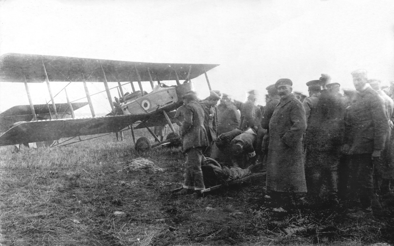 Gilbert Lying On A Stretcher Just After Capture
