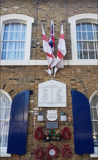 The War Memorial In Cyprus Street, Bethnal Green.
