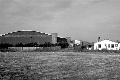 Aircraft Hangers At Marske By The Sea. These Are Almost Certainly Original Buildings Dating From The First World War.