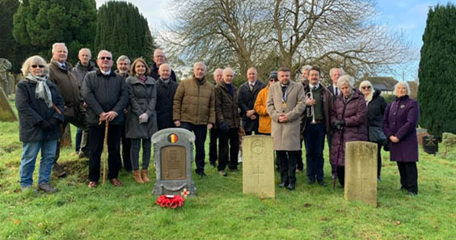 Paying Respects At The 'Lost' Grave Of Private R.A. Thioux