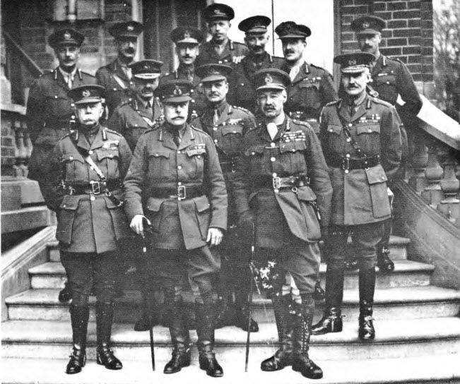 Haig And His Army Commanders At Cambrai, 11 November 1918.