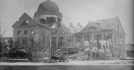 A Building Destroyed By The Halifax Explosion.