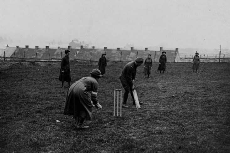 Scene At Convalescent Camp In Etaples, France (US National Archives)