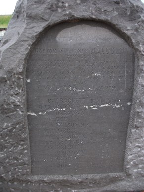 Private Memorial Pultney Malcolm