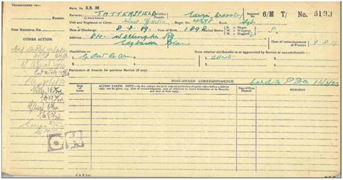 Tattersfield Edwin Crossley