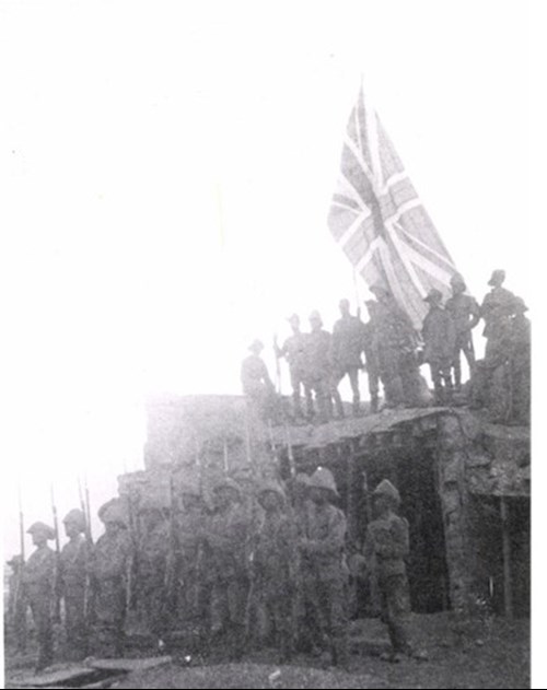 ‘F’ Company, 1St Battalion, The Royal Fusiliers Presenting Arms