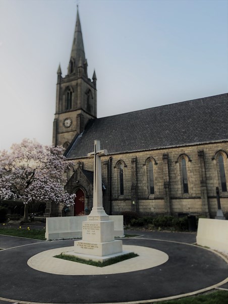 A Recent Image Of The Cleaned Memorial, Cut Back Planting And New Memorial Panels
