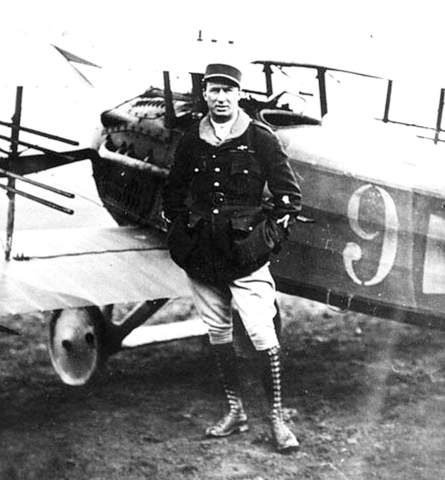 Maurice Boyayu With SPAD XIII