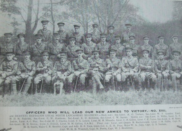 Officers Of The 9Th Loyal North Lancs