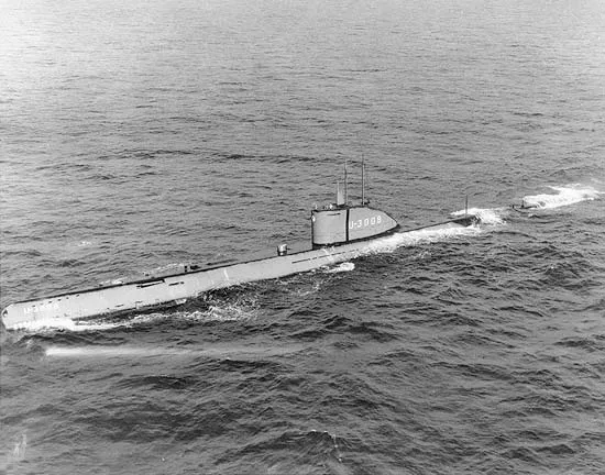 USS U 3008 Way German Sea April 1948