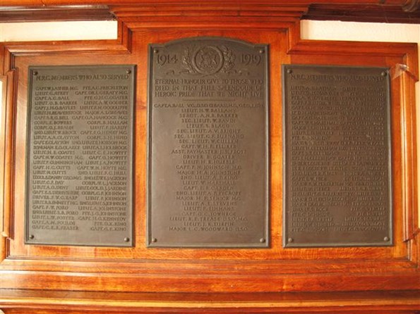 Nottingham Rowing Club Memorial