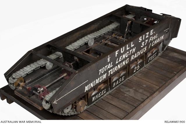 De Mole’S Original Scale Model, Now Exhibited In The Australian War Memorial. (Source Australian War Memorial)