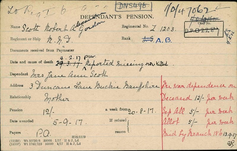 The Pension Card Robert Scott