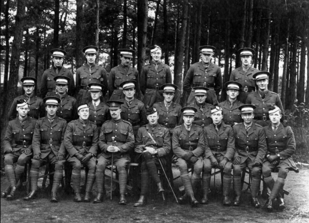 A 'Typical' OTC Group. Men Of The 20Th Officer Cadet Battalion, Shown In December 1917