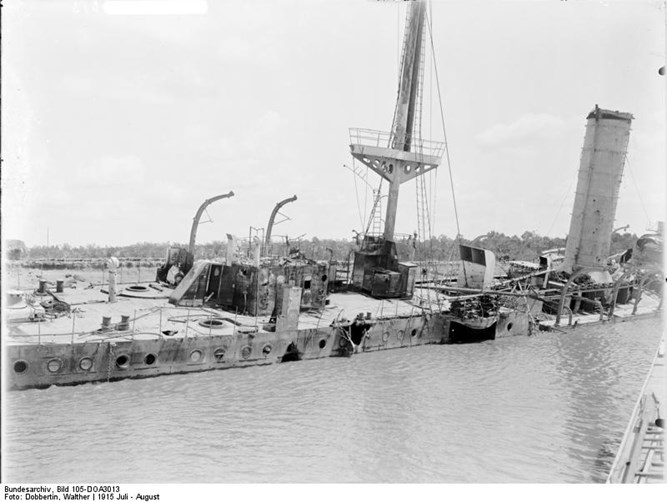 Damage To The Königsberg.