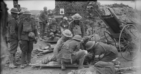 Dressing Wounded Canadians