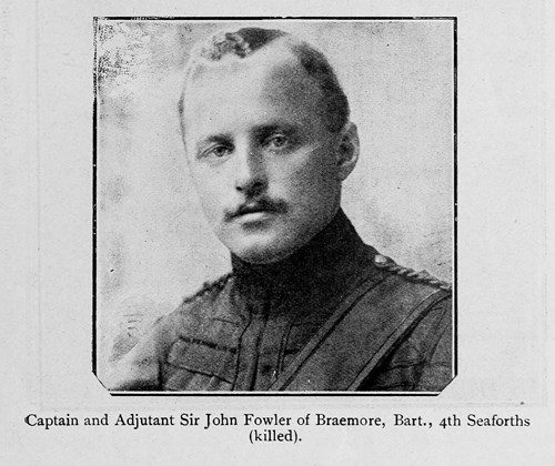 Captain John Fowler, 4 Seaforth Highlanders