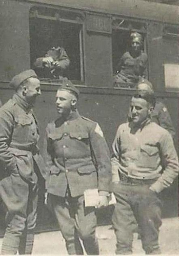 Marines At Railway Station