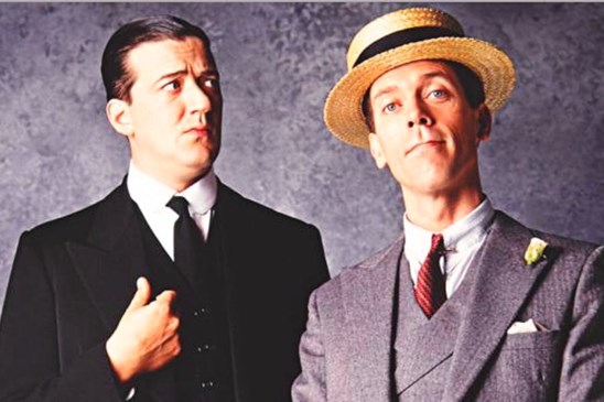 Stephen Fry (Left) Played 'Jeeves' On Television.