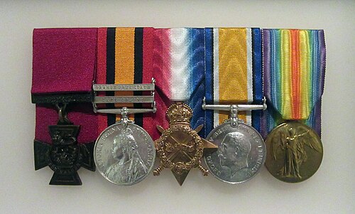 Dartnell's Medals On Display At The Australian War Memorial, Canberra