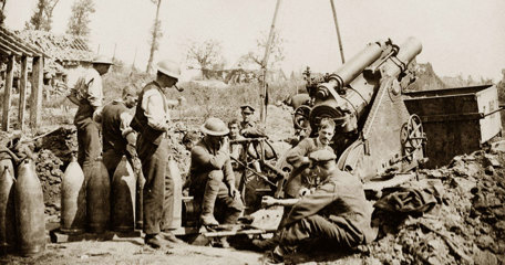 Artillery. Ww1