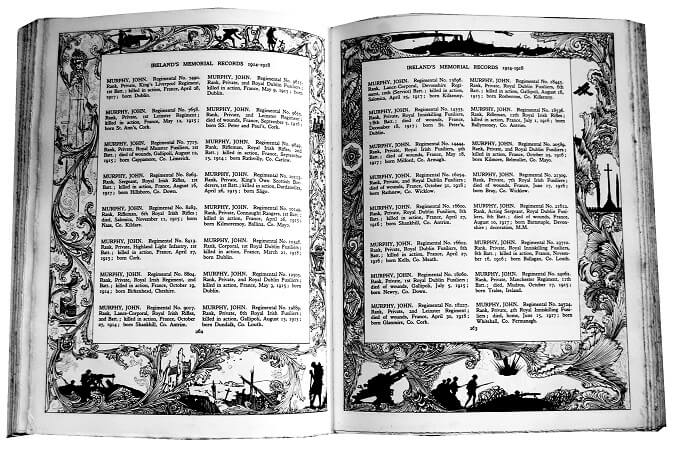 Irelands Memorial Records Sample Spread Small