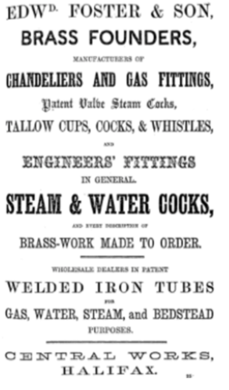 Edward Foster And Sons, Brassfounders