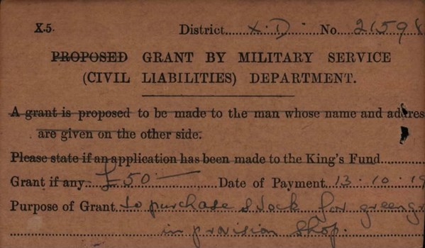 Record Of Grant