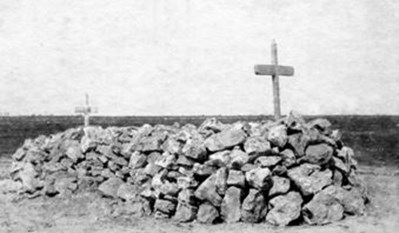 The Large Grave Of Those Who Fell At Agagia 26 Feb 1916
