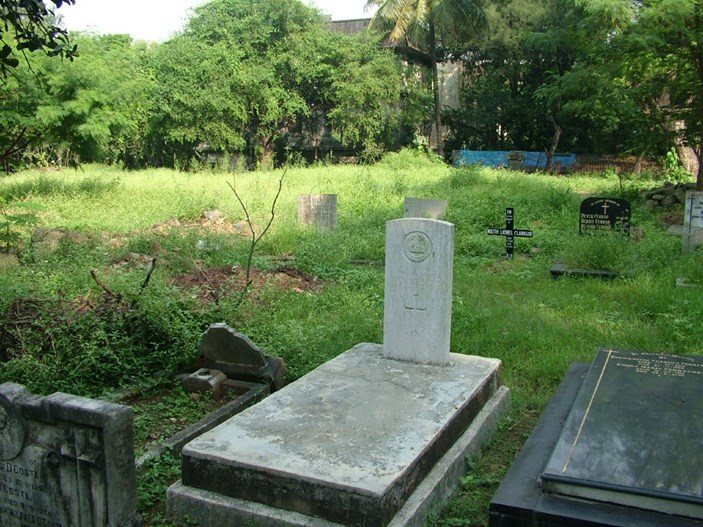 The Sole Grave In Bombay (Sewri) Cemetery