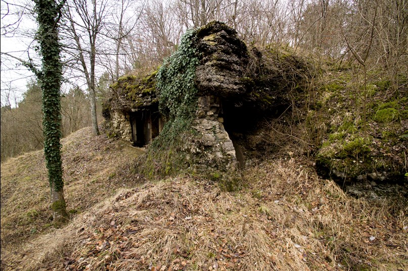 R1 Redoubt Near Fort Vaux Where Delvert And His Men Were Stationed