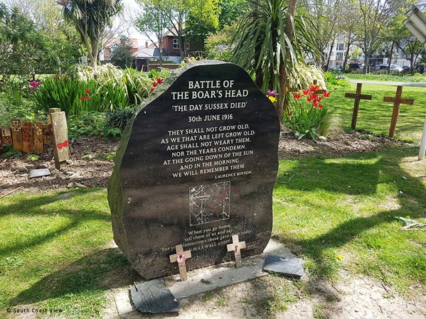 Battle Of The Boar’S Head Memorial, Worthing, West Sussex (Image – Southcoastview.Co.Uk)