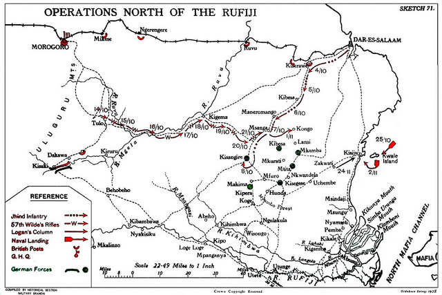 Lieutenant G D Howarth Movements