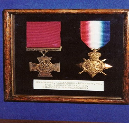 Medal Display Sgt Edwards