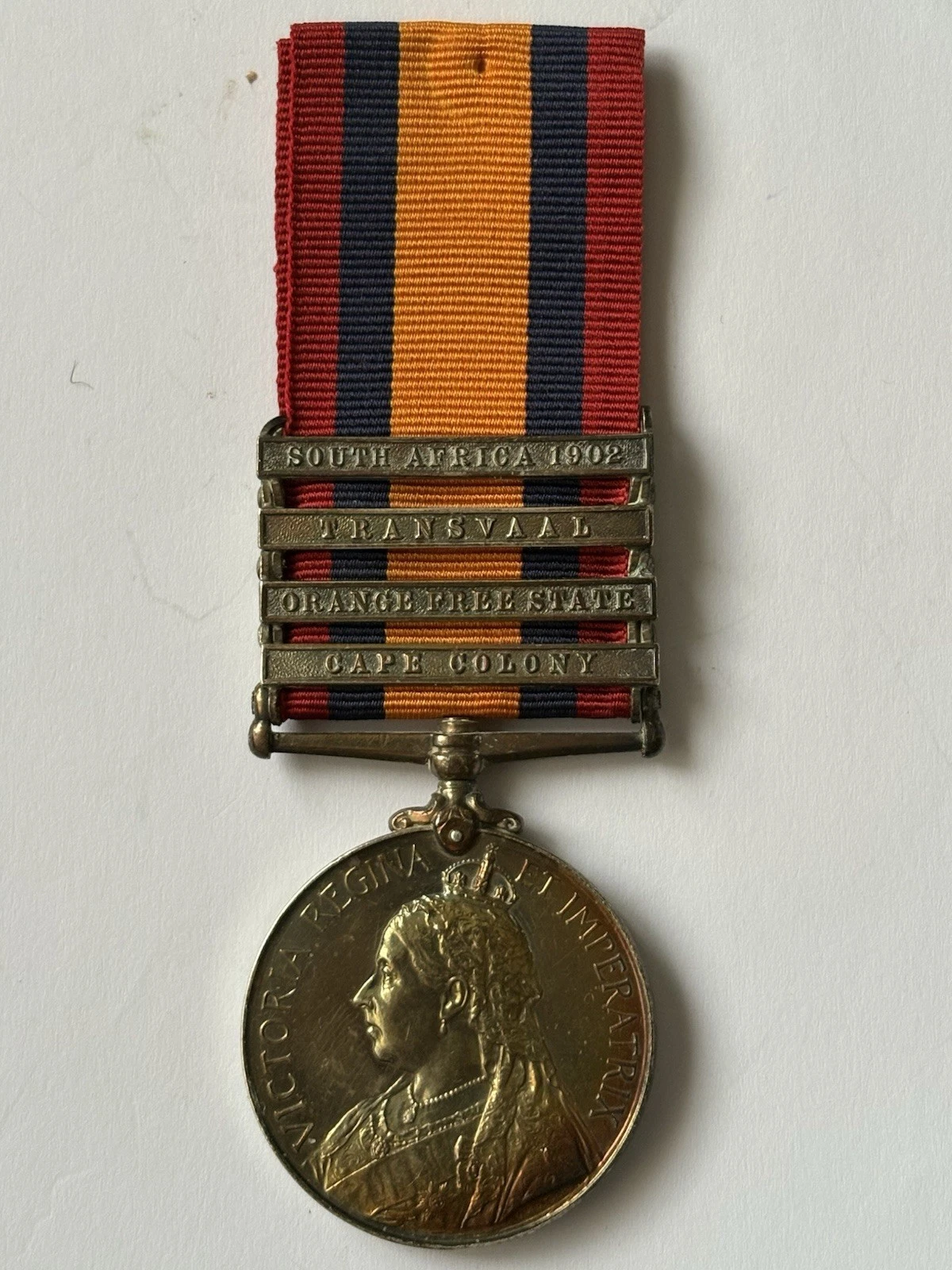 Example Of A Queen's Medal With 4 Clasps