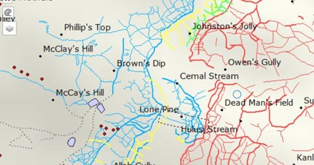 Extract From The Composite Map Created Of The Trenches In The Anzac Area At Gallipoli