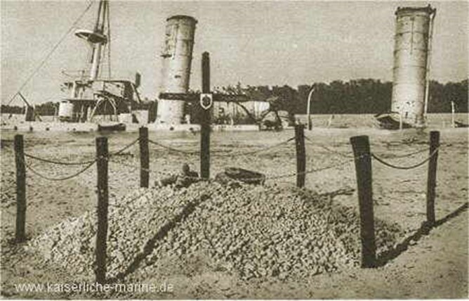 German Graves Alongside The Königsberg.