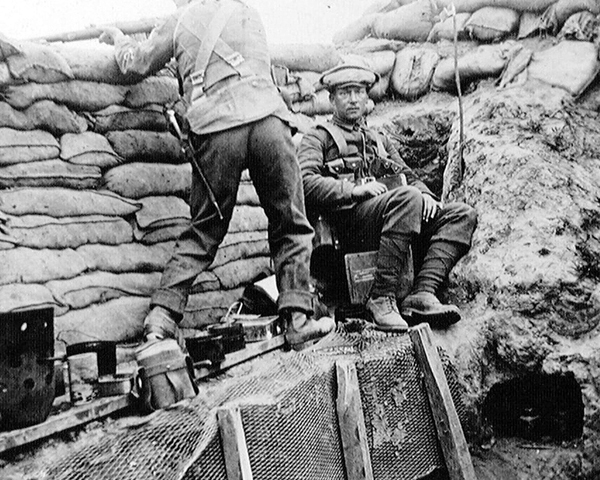 Soldiers Of South Staffs Regt At Front 1915 (Photo– NAM)