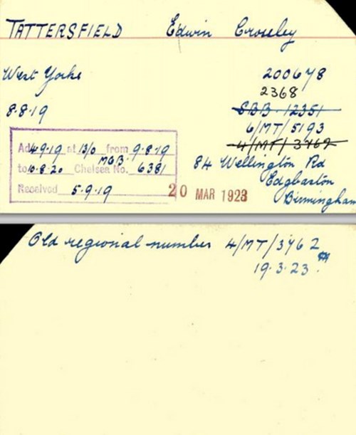 Tattersfield Two Cards