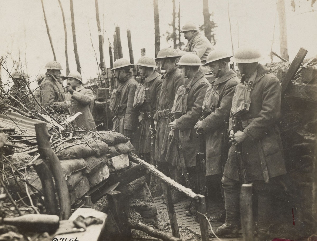 Men Of The Rainbow Division In The Trenches