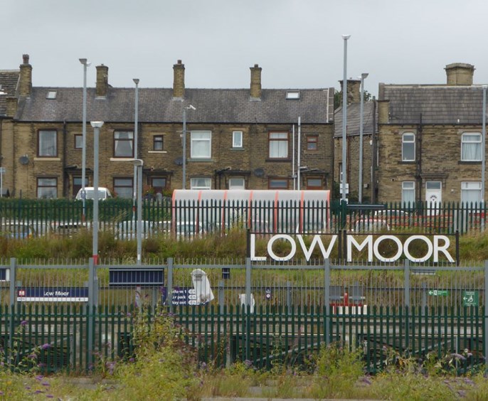 The Site Today Has A New Railway Station At Low Moor