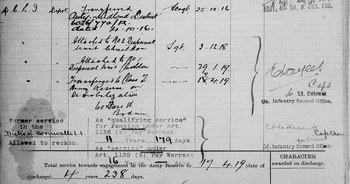 Later Service Perkins