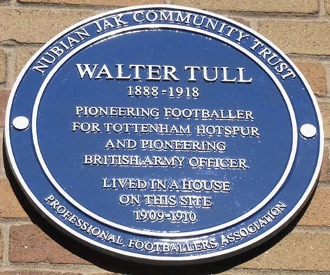 Commemorative Blue Plaque At 77 Northumberland Park