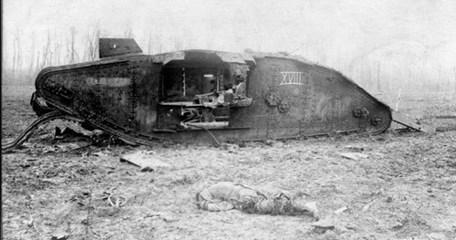 Bundesarchiv Bild 146 1984 059 02A Westfront Englisches Panzerwrack