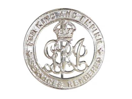 The WW1 Silver Kings Badge 567X591