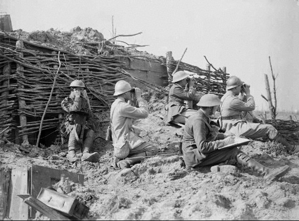 British And French Artillery Observers Battle Of Langemarck, 1917