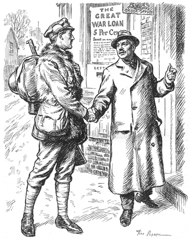 From Punch, Or The London Charivari, Volume 152, Feb. 7, 1917 (Artist Fred Pegram, 1870 1937)