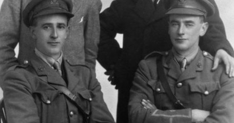 Second Lieutenant Leonard Tregaskis (Front Left) And His Younger Brother Lieutenant Arthur Tregaskis (Front Right)
