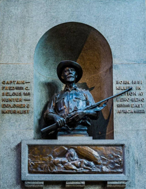 Captain Frederick Courtenay Selous London Memorial